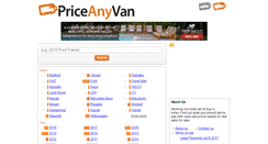 Desktop Screenshot of priceanyvan.com